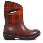 Bogs Women's Plimsol Plaid Mid Waterproof Winter Boots 