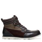 Crevo Men's Bishop Memory Foam Moc Toe Lace Up Boots 