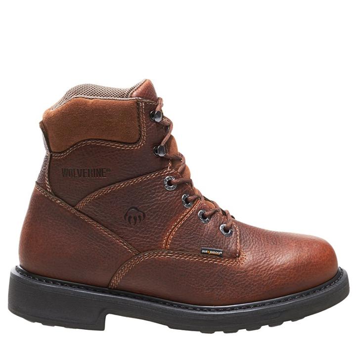 Wolverine Men's Tremor 6 Slip Resistant Soft Toe Work Boots 