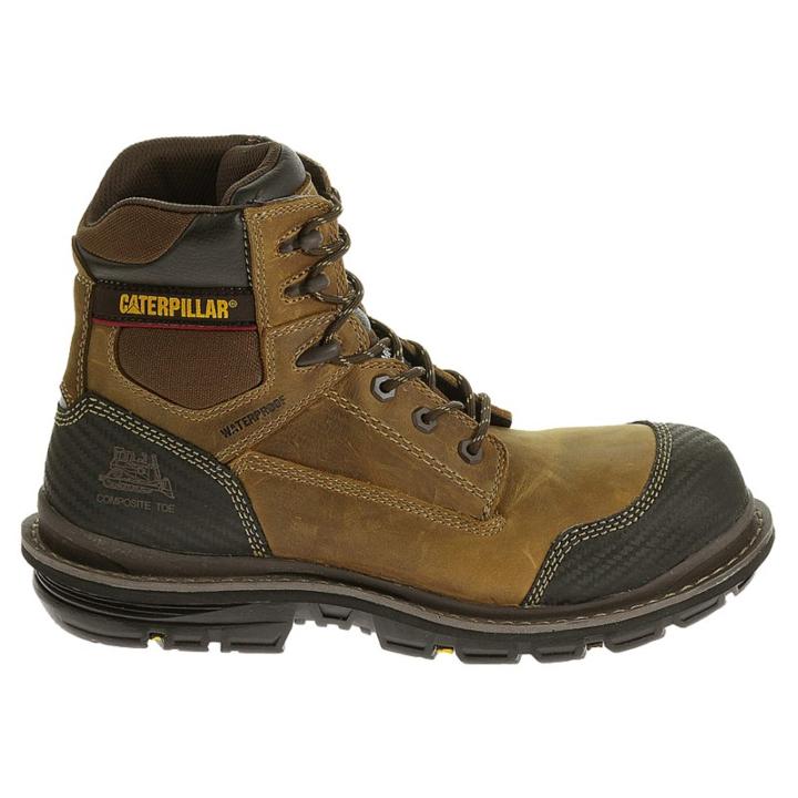 Caterpillar Men's Fabricate 6 Tough Waterproof Composite Toe Work Boots 