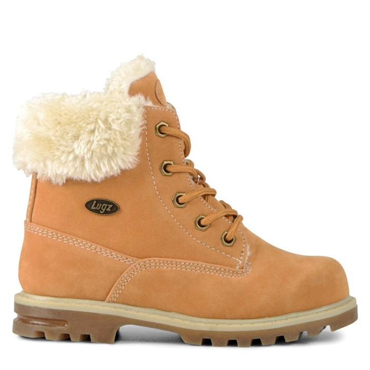 Lugz Kids' Empire High Fur Lace Up Boot Preschool Boots 