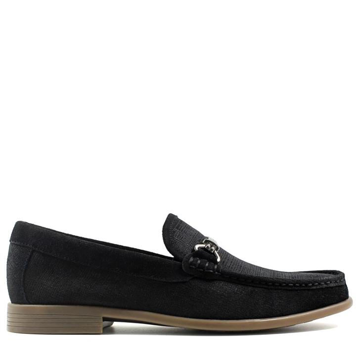 Stacy Adams Men's Kelby Memory Foam Moc Toe Bit Slip On Shoes 