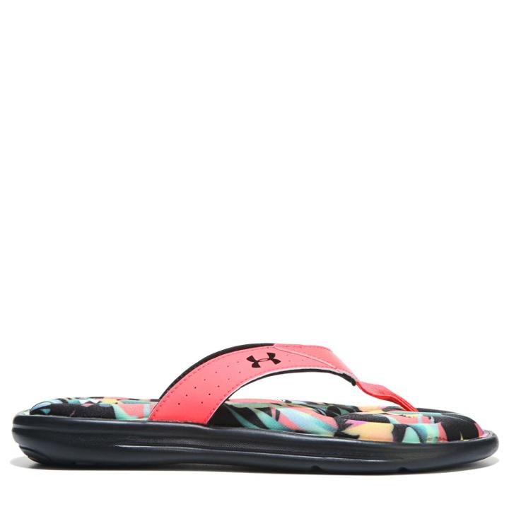 Under Armour Women's Marbella Floral Thong Sandals 