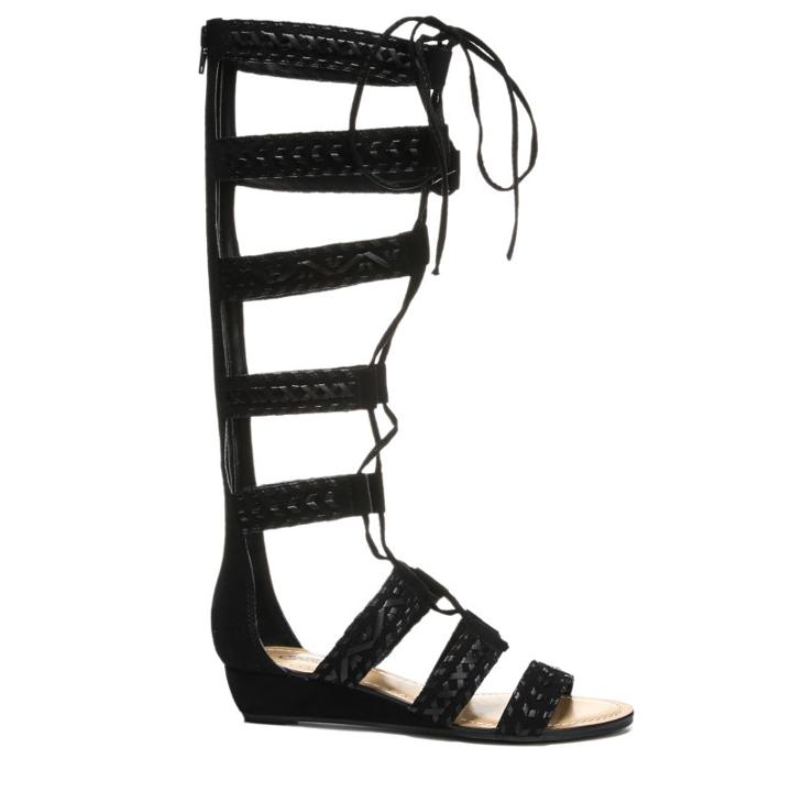 Carlos By Carlos Santana Women's Kingston Knee High Gladiator Sandals 