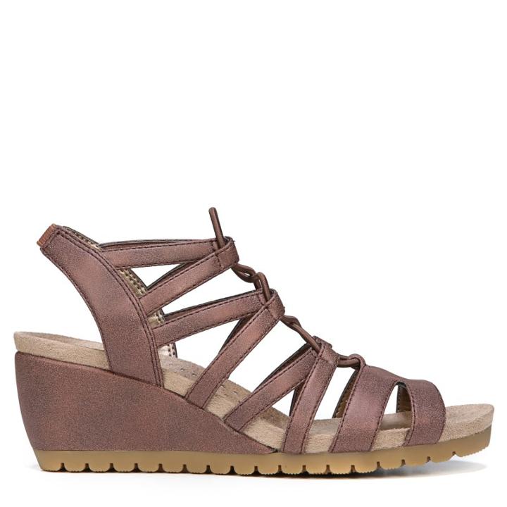 Lifestride Women's Nadira Medium/wide Wedge Sandals 