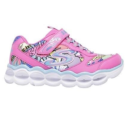 Skechers Kids' S Lights Lumi Luxe Sneaker Pre/grade School Shoes 