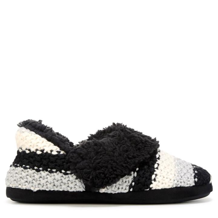 Dearfoams Women's Stripe Knit Bootie Accessories 
