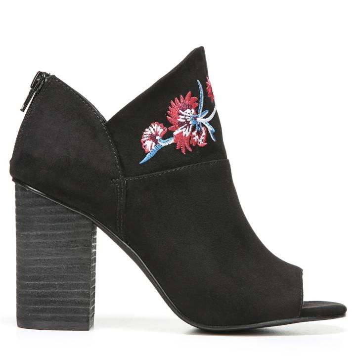 Carlos By Carlos Santana Women's Talana Peep Toe Booties 