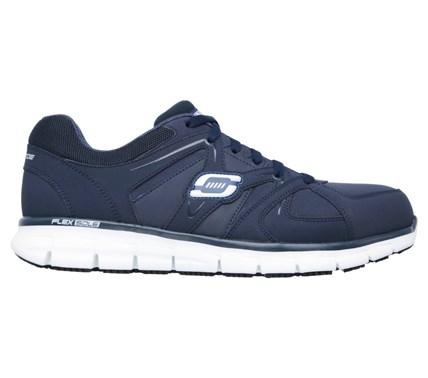 Skechers Work Men's Synergy Ekron Alloy Toe Slip Resistant Work Oxford Shoes 