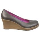 Crocs Women's A-leigh Closed Toe Wedge Shoes 