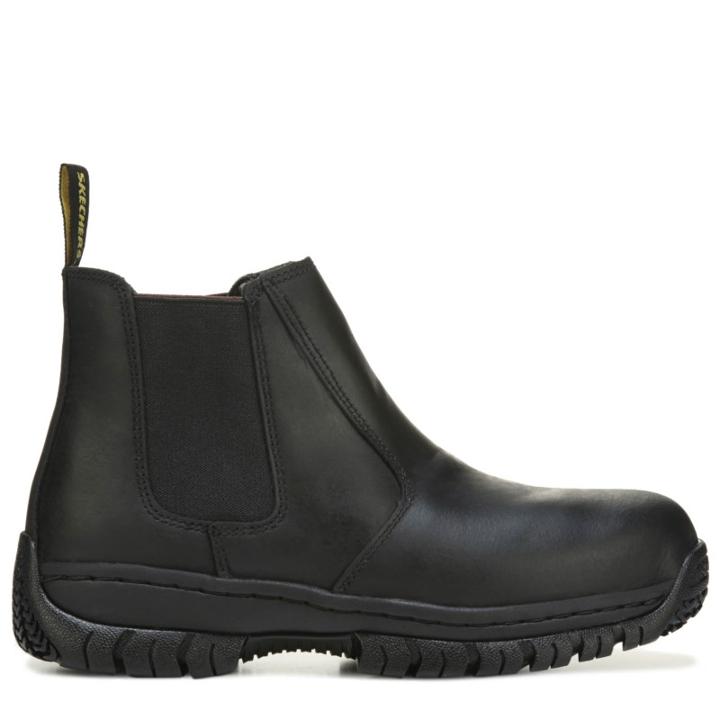 Skechers Work Men's Glendo Steel Toe Slip Resistant Work Boots 