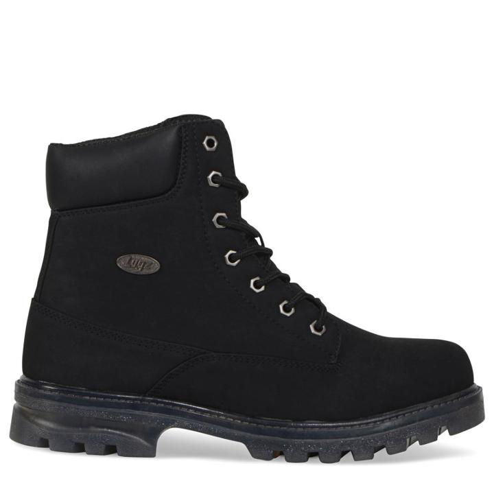 Lugz Men's Empire High Top Limited Edition Chrome Lace Up Boots 