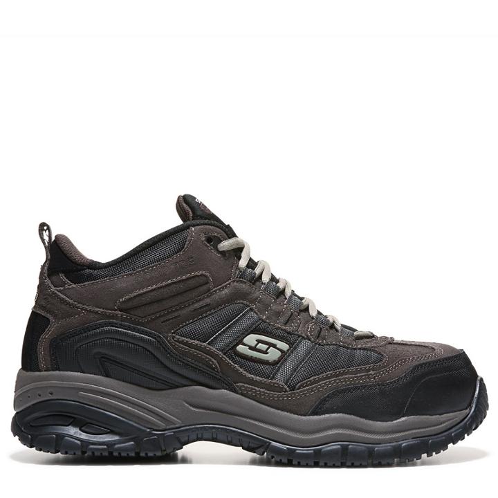 Skechers Work Men's Soft Stride Canopy Memory Foam Medium/wide Work Boots 