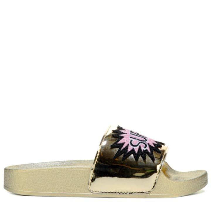 Steve Madden Kids' Jgrltalk Slide Sandal Pre/grade School Sandals 
