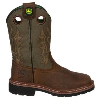 John Deere Kids' Square Toe Pull On Cowboy Boot Toddler/preschool Boots 