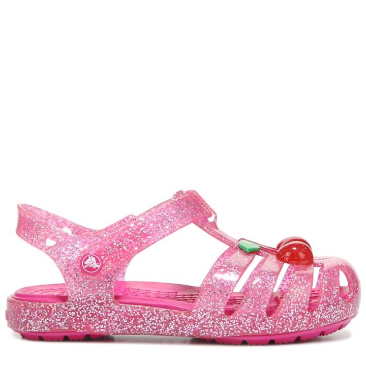 Crocs Kids' Isabella Cherry Glitter Sandal Toddler/preschool Shoes 