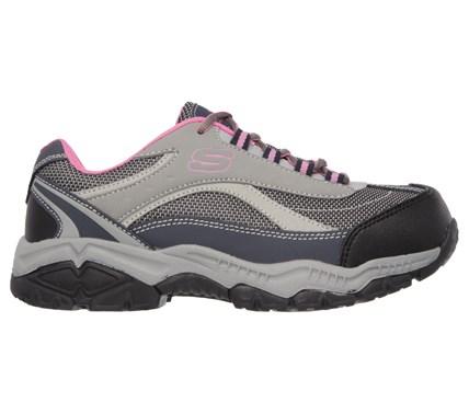 Skechers Work Women's Doyline Wide Memory Foam Slip Resistant Work Sneakers 