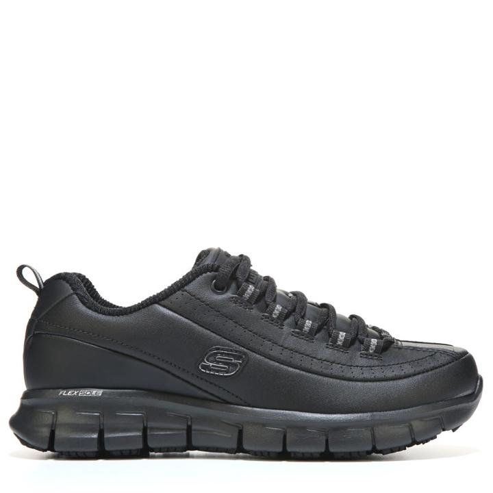 Skechers Work Women's Sure Track Trickel Wide Slip Resistant Shoes 