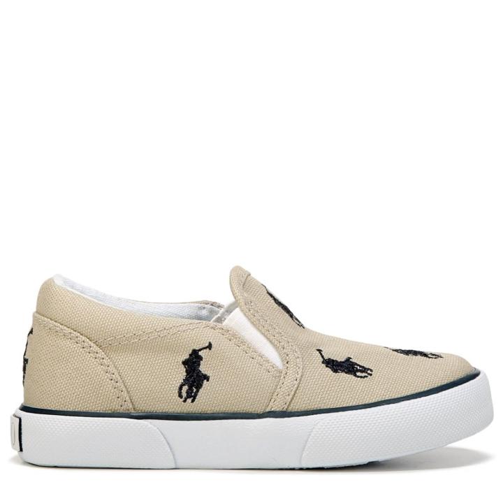 Polo By Ralph Lauren Kids' Bal Harbour Repeat Slip On Sneaker Toddler Shoes 