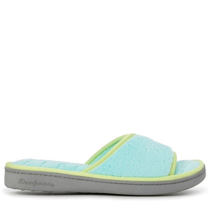 Dearfoams Women's Terry Open Toe Scuff Slipper Accessories 
