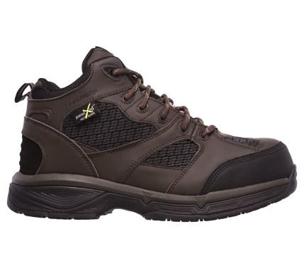 Skechers Work Men's Conroe Centerton Memory Foam Composite Toe Work Boots 