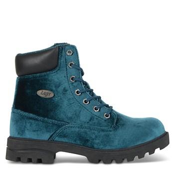 Lugz Women's Empire High Velvet Lace Up Boots 