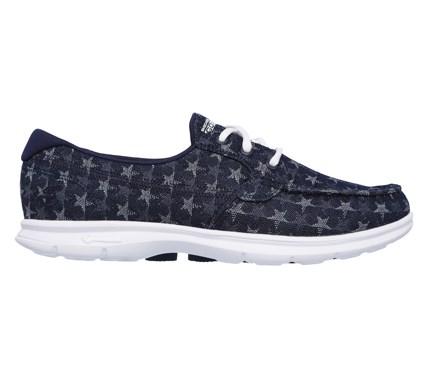Skechers Women's Gostep Liberty Moc Toe Boat Shoes