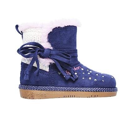 Skechers Kids' Twinkle Toes Glamslam Cozy Daze Boot Toddler Shoes 