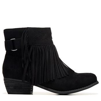 Not Rated Women's Captain Country Fringe Booties