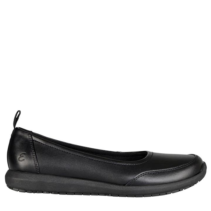 Emeril Women's Julia Leather Slip Resistant Flat Shoes 