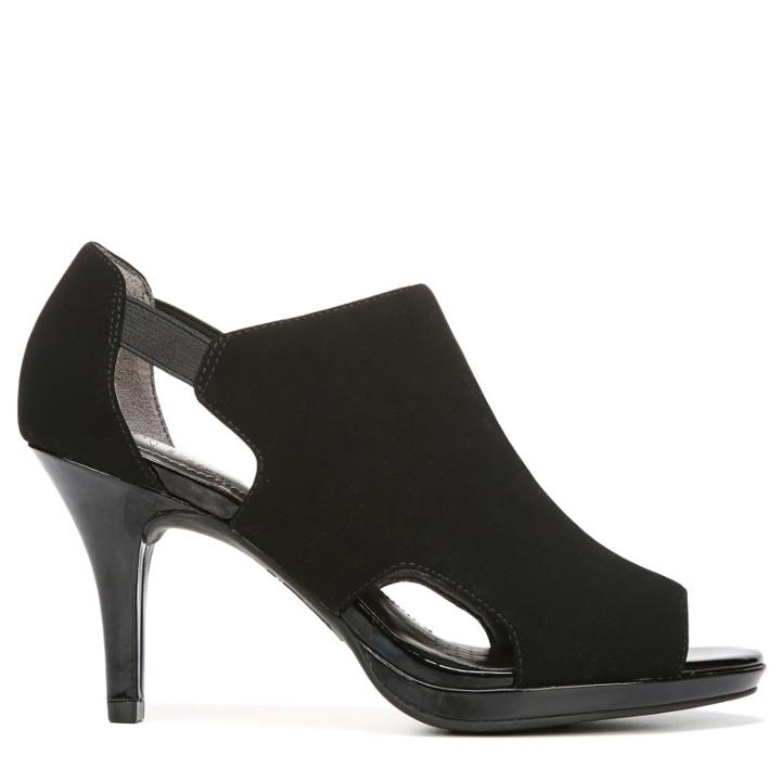 Lifestride Women's Vavoom Medium/wide Peep Toe Pump Shoes 
