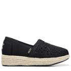 Skechers Women's Bobs Highlights Sun Flower Wedge Espadrille Shoes 