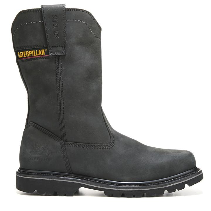 Caterpillar Men's Wellston Slip Resistant Steel Toe Work Boots 