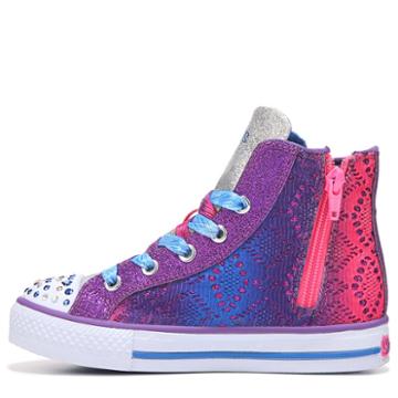 Skechers Kids' Twinkle Toes Magic Madness High Top Sneaker Preschool Shoes 