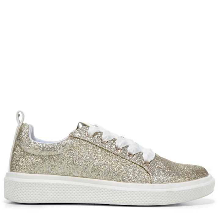 Tommy Hilfiger Kids' Glam Glitter Sneaker Pre/grade School Shoes 