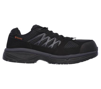 Skechers Men's Conroe Searcy Wide Esd Alloy Toe Work Shoes 