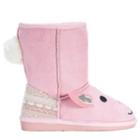 Muk Luks Kids' Bonnie Pink Bunny Boot Toddler/preschool Shoes 