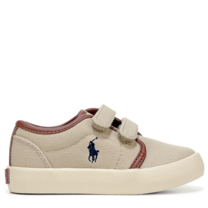 Polo By Ralph Lauren Kids' Ethan Low Top Ez Strap Sneaker Toddler Shoes 