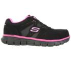 Skechers Work Women's Synergy Sandlot Memory Foam Slip Resistant Sneakers 