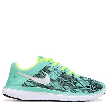 Nike Kids' Flex Run 2016 Print Running Shoe Grade School Shoes 