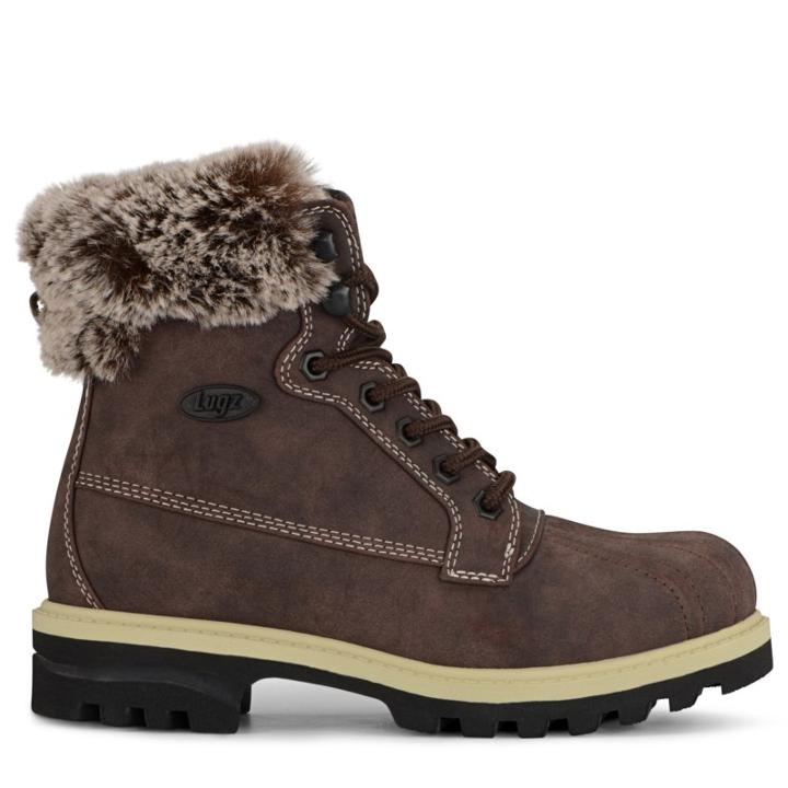 Lugz Women's Mallard Fur Lace Up Boots