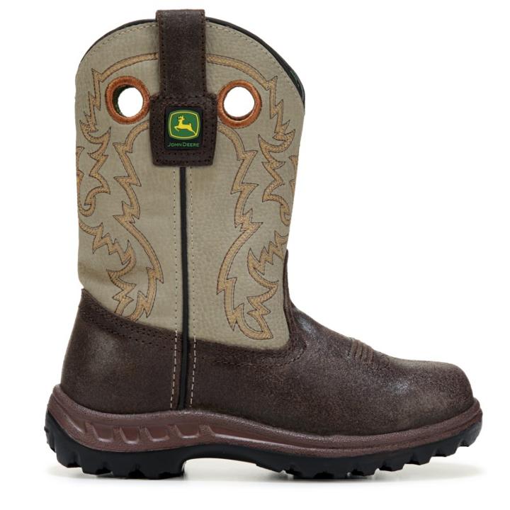John Deere Kids' Johnny Popper 8 Cowboy Boot Toddler/preschool Boots 