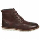 Crevo Men's Boardwalk Wing Tip Lace Up Boots 