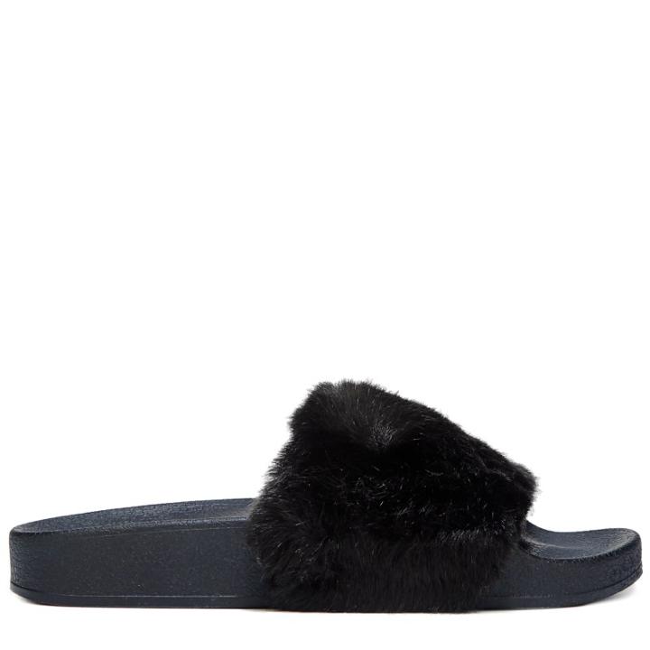 Steve Madden Kids' Jsoftey Fur Sandal Pre/grade School Sandals 