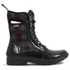 Bogs Women's Sidney Plaid Waterproof Lace Up Winter Boots 