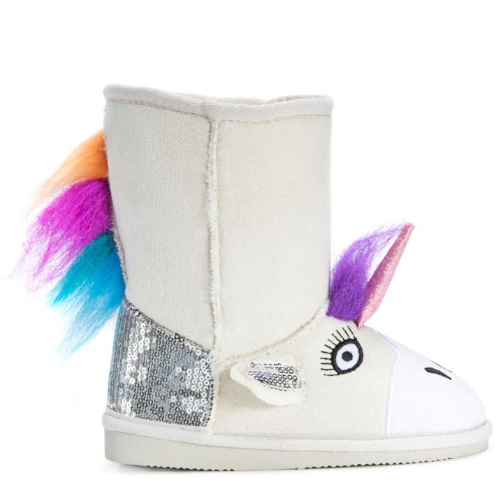 Muk Luks Kids' Luna Unicorn Boot Toddler/preschool Shoes 