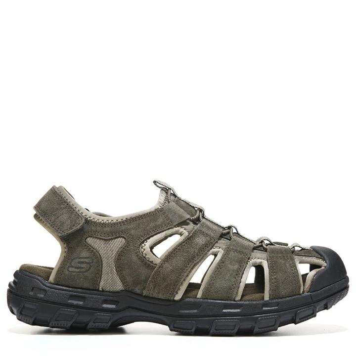 Skechers Men's Selmo Olive River Sandals 