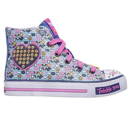 Skechers Kids' Twinkle Toes Giggle Up Sneaker Pre/grade School Shoes 