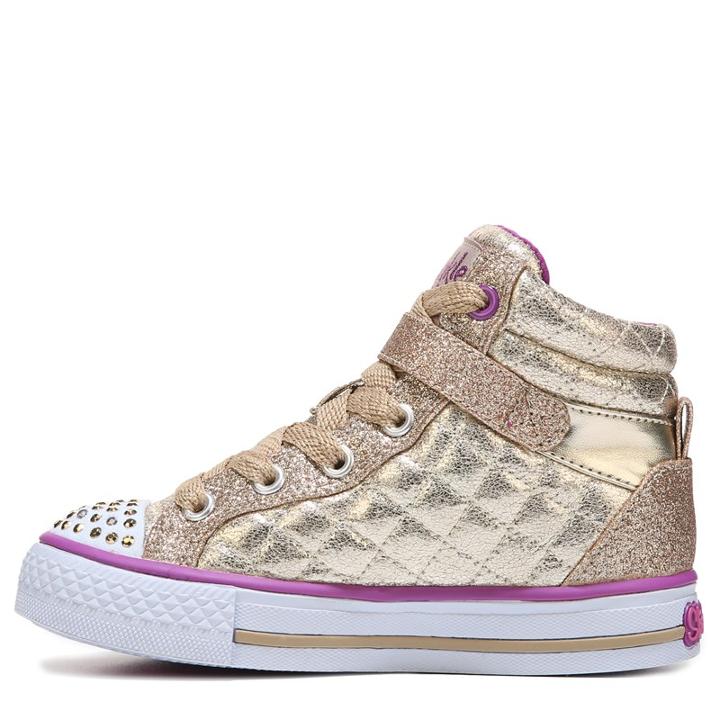 Skechers Kids' Twinkle Toes Sweetheart High Top Sneaker Preschool Shoes 
