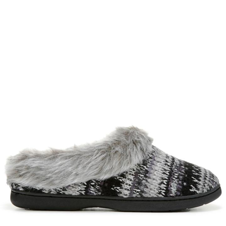 Dearfoams Women's Pattern Knit Clog Slipper Accessories 
